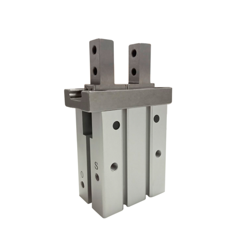 Garra Paralela Reta Pneumática 2 Dedos CHZ2 para Automação Industrial